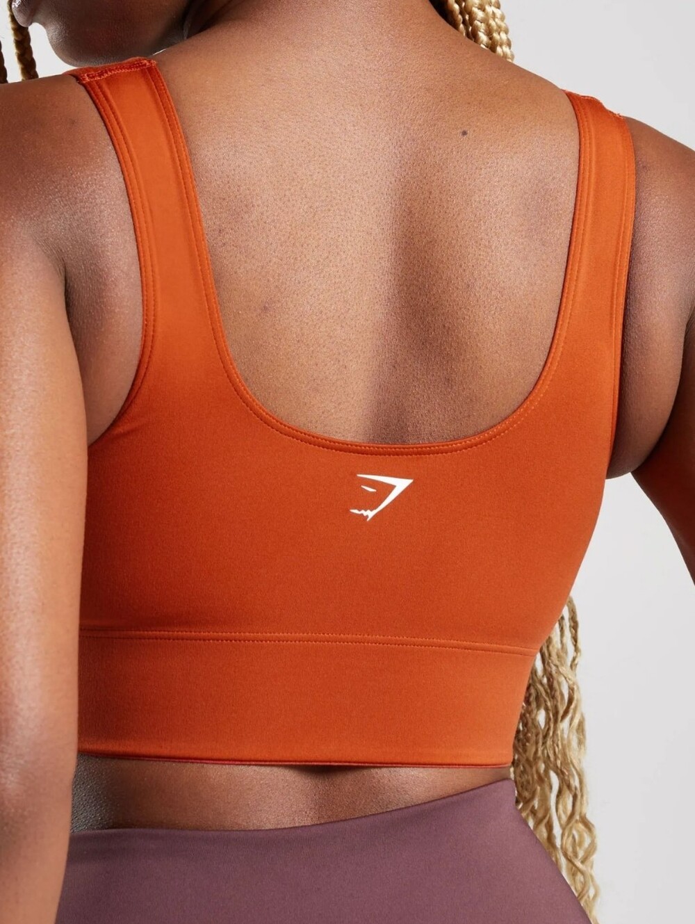 Gymshark Longline Sports Bra - Brick Orange